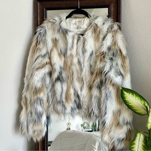F21 Faux Fur Coat